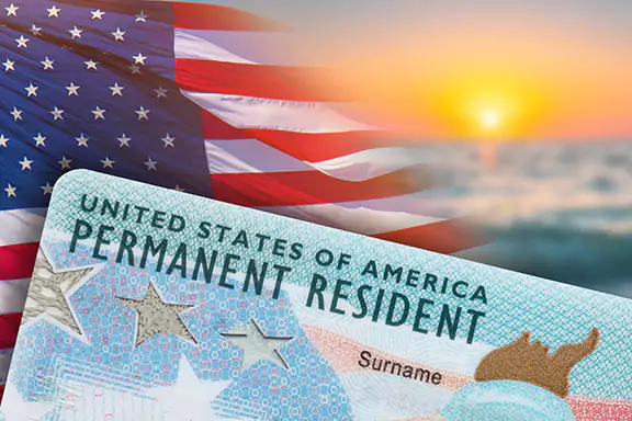 what is a us green card